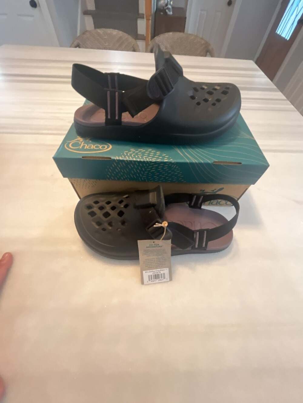 Chaco Chillos Clog Size 11 Black Waterproof Shoes